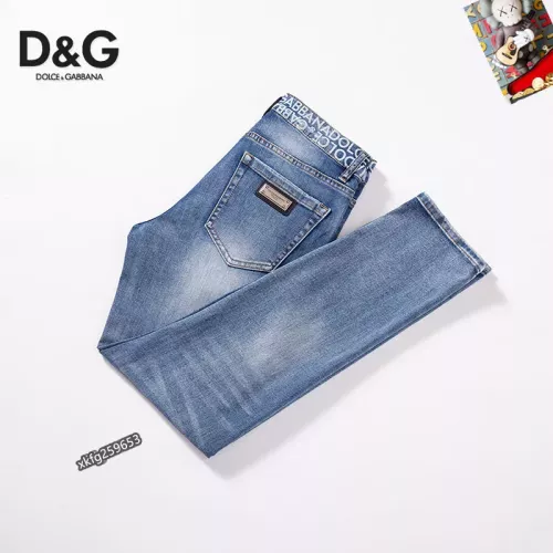 Cheap Dolce &amp; Gabbana D&amp;G Jeans For Men #1297821 Replica Wholesale [$48.00 USD] [ITEM#1297821] on Replica Dolce &amp; Gabbana D&amp;G Jeans