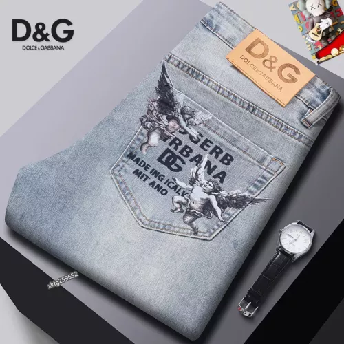 Cheap Dolce &amp; Gabbana D&amp;G Jeans For Men #1297827 Replica Wholesale [$48.00 USD] [ITEM#1297827] on Replica Dolce &amp; Gabbana D&amp;G Jeans