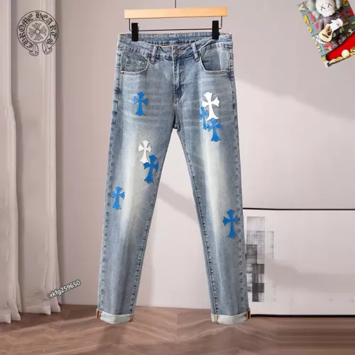 Cheap Chrome Hearts Jeans For Men #1297872 Replica Wholesale [$48.00 USD] [ITEM#1297872] on Replica Chrome Hearts Jeans