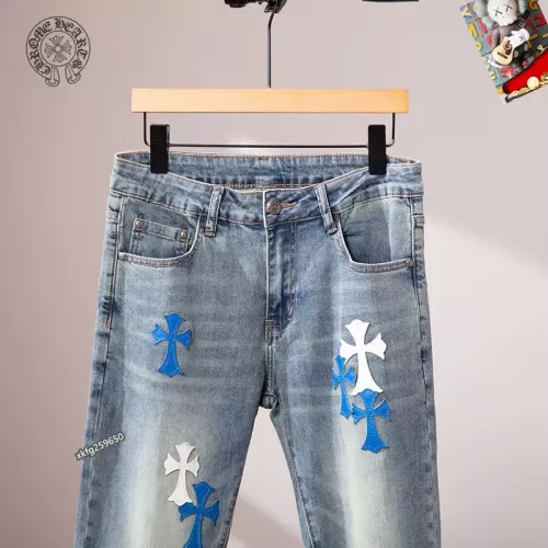 Cheap Chrome Hearts Jeans For Men #1297872 Replica Wholesale [$48.00 USD] [ITEM#1297872] on Replica Chrome Hearts Jeans