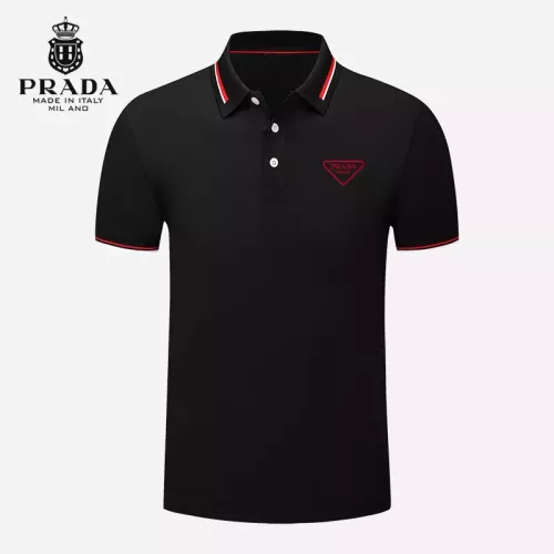 Prada T-Shirts Short Sleeved For Men #1297886