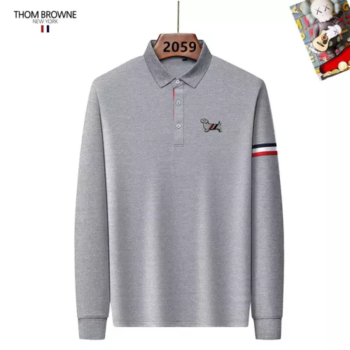 Cheap Thom Browne TB T-Shirts Long Sleeved For Men #1297980 Replica Wholesale [$40.00 USD] [ITEM#1297980] on Replica Thom Browne TB T-Shirts