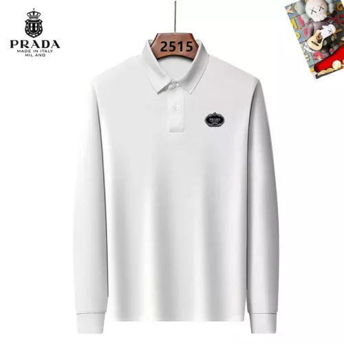 Prada T-Shirts Long Sleeved For Men #1298016