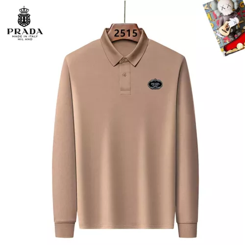 Prada T-Shirts Long Sleeved For Men #1298017