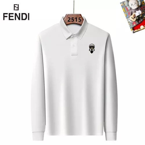 Fendi T-Shirts Long Sleeved For Men #1298044