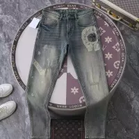 Cheap Chrome Hearts Jeans For Men #1290369 Replica Wholesale [$48.00 USD] [ITEM#1290369] on Replica Chrome Hearts Jeans