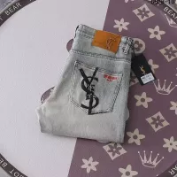 Cheap Yves Saint Laurent YSL Jeans For Men #1290373 Replica Wholesale [$48.00 USD] [ITEM#1290373] on Replica Yves Saint Laurent YSL Jeans