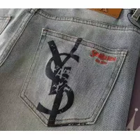 Cheap Yves Saint Laurent YSL Jeans For Men #1290373 Replica Wholesale [$48.00 USD] [ITEM#1290373] on Replica Yves Saint Laurent YSL Jeans