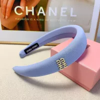 Cheap MIU MIU Headband For Women #1290931 Replica Wholesale [$27.00 USD] [ITEM#1290931] on Replica MIU MIU Headband