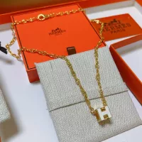 Cheap Hermes Necklaces #1290968 Replica Wholesale [$42.00 USD] [ITEM#1290968] on Replica Hermes Necklaces