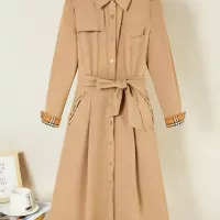 Cheap Burberry Dresses Long Sleeved For Women #1291009 Replica Wholesale [$128.00 USD] [ITEM#1291009] on Replica Burberry Dresses