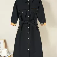 Cheap Burberry Dresses Long Sleeved For Women #1291016 Replica Wholesale [$125.00 USD] [ITEM#1291016] on Replica Burberry Dresses