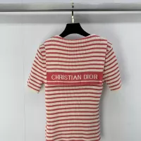 Cheap Christian Dior Sweaters Short Sleeved For Women #1291137 Replica Wholesale [$96.00 USD] [ITEM#1291137] on Replica Christian Dior Sweaters