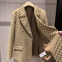 Cheap Gucci Jackets Long Sleeved For Women #1291381 Replica Wholesale [$145.00 USD] [ITEM#1291381] on Replica Gucci Jackets