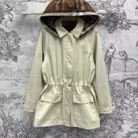 Cheap Burberry Coats Long Sleeved For Women #1291408 Replica Wholesale [$162.00 USD] [ITEM#1291408] on Replica Burberry Coats