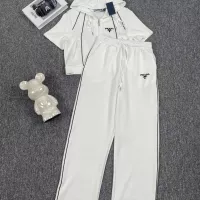 Cheap Prada Tracksuits Short Sleeved For Women #1291509 Replica Wholesale [$88.00 USD] [ITEM#1291509] on Replica Prada Tracksuits