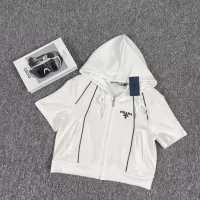 Cheap Prada Tracksuits Short Sleeved For Women #1291509 Replica Wholesale [$88.00 USD] [ITEM#1291509] on Replica Prada Tracksuits