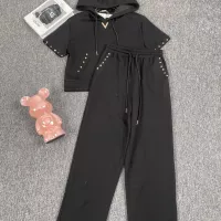 Cheap Valentino Tracksuits Short Sleeved For Women #1291512 Replica Wholesale [$88.00 USD] [ITEM#1291512] on Replica Valentino Tracksuits