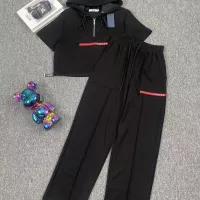 Cheap Prada Tracksuits Short Sleeved For Women #1291519 Replica Wholesale [$88.00 USD] [ITEM#1291519] on Replica Prada Tracksuits