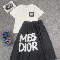 Cheap Christian Dior Tracksuits Short Sleeved For Women #1291555 Replica Wholesale [$85.00 USD] [ITEM#1291555] on Replica Christian Dior Tracksuits