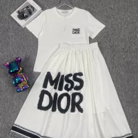 Cheap Christian Dior Tracksuits Short Sleeved For Women #1291556 Replica Wholesale [$85.00 USD] [ITEM#1291556] on Replica Christian Dior Tracksuits