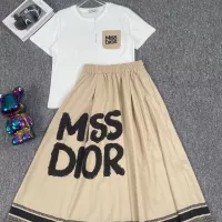 Cheap Christian Dior Tracksuits Short Sleeved For Women #1291558 Replica Wholesale [$85.00 USD] [ITEM#1291558] on Replica Christian Dior Tracksuits