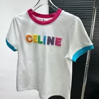 Cheap Celine T-Shirts Short Sleeved For Women #1291677 Replica Wholesale [$56.00 USD] [ITEM#1291677] on Replica Celine T-Shirts