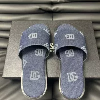 Cheap Dolce &amp; Gabbana D&amp;G Slippers For Men #1291708 Replica Wholesale [$68.00 USD] [ITEM#1291708] on Replica Dolce &amp; Gabbana D&amp;G Slippers