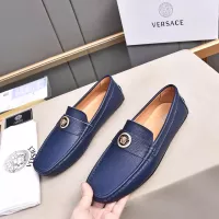 Cheap Versace Leather Shoes For Men #1291891 Replica Wholesale [$80.00 USD] [ITEM#1291891] on Replica Versace Leather Shoes