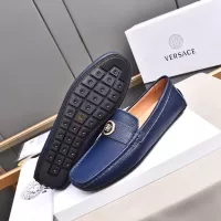 Cheap Versace Leather Shoes For Men #1291891 Replica Wholesale [$80.00 USD] [ITEM#1291891] on Replica Versace Leather Shoes