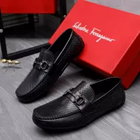 Cheap Salvatore Ferragamo Leather Shoes For Men #1291942 Replica Wholesale [$88.00 USD] [ITEM#1291942] on Replica Salvatore Ferragamo Leather Shoes