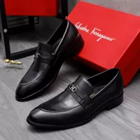 Cheap Salvatore Ferragamo Leather Shoes For Men #1291943 Replica Wholesale [$88.00 USD] [ITEM#1291943] on Replica Salvatore Ferragamo Leather Shoes