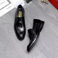 Cheap Salvatore Ferragamo Leather Shoes For Men #1291944 Replica Wholesale [$88.00 USD] [ITEM#1291944] on Replica Salvatore Ferragamo Leather Shoes