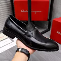 Cheap Salvatore Ferragamo Leather Shoes For Men #1291944 Replica Wholesale [$88.00 USD] [ITEM#1291944] on Replica Salvatore Ferragamo Leather Shoes