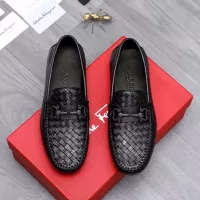 Cheap Salvatore Ferragamo Leather Shoes For Men #1291948 Replica Wholesale [$92.00 USD] [ITEM#1291948] on Replica Salvatore Ferragamo Leather Shoes