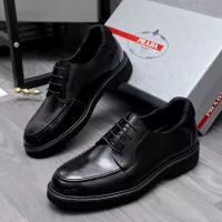 Cheap Prada Leather Shoes For Men #1291979 Replica Wholesale [$96.00 USD] [ITEM#1291979] on Replica Prada Leather Shoes