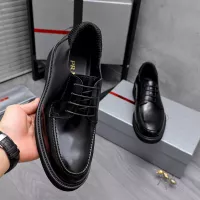 Cheap Prada Leather Shoes For Men #1291979 Replica Wholesale [$96.00 USD] [ITEM#1291979] on Replica Prada Leather Shoes