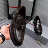 Cheap Prada Leather Shoes For Men #1291980 Replica Wholesale [$96.00 USD] [ITEM#1291980] on Replica Prada Leather Shoes