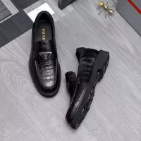 Cheap Prada Leather Shoes For Men #1291992 Replica Wholesale [$96.00 USD] [ITEM#1291992] on Replica Prada Leather Shoes