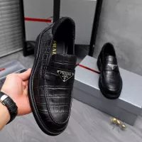 Cheap Prada Leather Shoes For Men #1291992 Replica Wholesale [$96.00 USD] [ITEM#1291992] on Replica Prada Leather Shoes