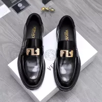 Cheap Versace Leather Shoes For Men #1291994 Replica Wholesale [$88.00 USD] [ITEM#1291994] on Replica Versace Leather Shoes