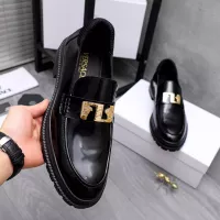 Cheap Versace Leather Shoes For Men #1291994 Replica Wholesale [$88.00 USD] [ITEM#1291994] on Replica Versace Leather Shoes