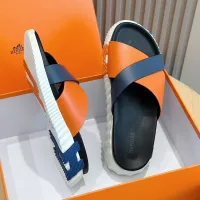 Cheap Hermes Slippers For Men #1292028 Replica Wholesale [$68.00 USD] [ITEM#1292028] on Replica Hermes Slippers