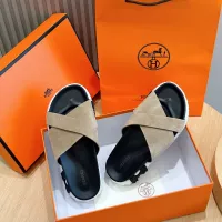 Cheap Hermes Slippers For Men #1292038 Replica Wholesale [$68.00 USD] [ITEM#1292038] on Replica Hermes Slippers