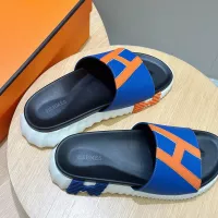 Cheap Hermes Slippers For Men #1292063 Replica Wholesale [$68.00 USD] [ITEM#1292063] on Replica Hermes Slippers