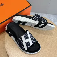 Cheap Hermes Slippers For Men #1292076 Replica Wholesale [$68.00 USD] [ITEM#1292076] on Replica Hermes Slippers