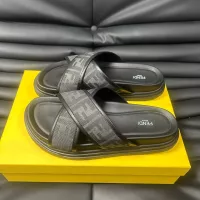 Cheap Fendi Slippers For Men #1292124 Replica Wholesale [$68.00 USD] [ITEM#1292124] on Replica Fendi Slippers