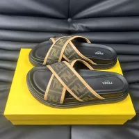 Cheap Fendi Slippers For Men #1292126 Replica Wholesale [$68.00 USD] [ITEM#1292126] on Replica Fendi Slippers