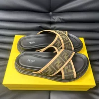 Cheap Fendi Slippers For Men #1292126 Replica Wholesale [$68.00 USD] [ITEM#1292126] on Replica Fendi Slippers