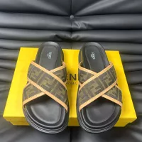 Cheap Fendi Slippers For Men #1292126 Replica Wholesale [$68.00 USD] [ITEM#1292126] on Replica Fendi Slippers